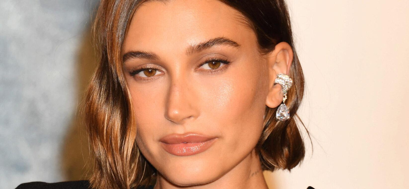 Hailey Bieber at 2023 Vanity Fair Oscar Party Hosted By Radhika Jones