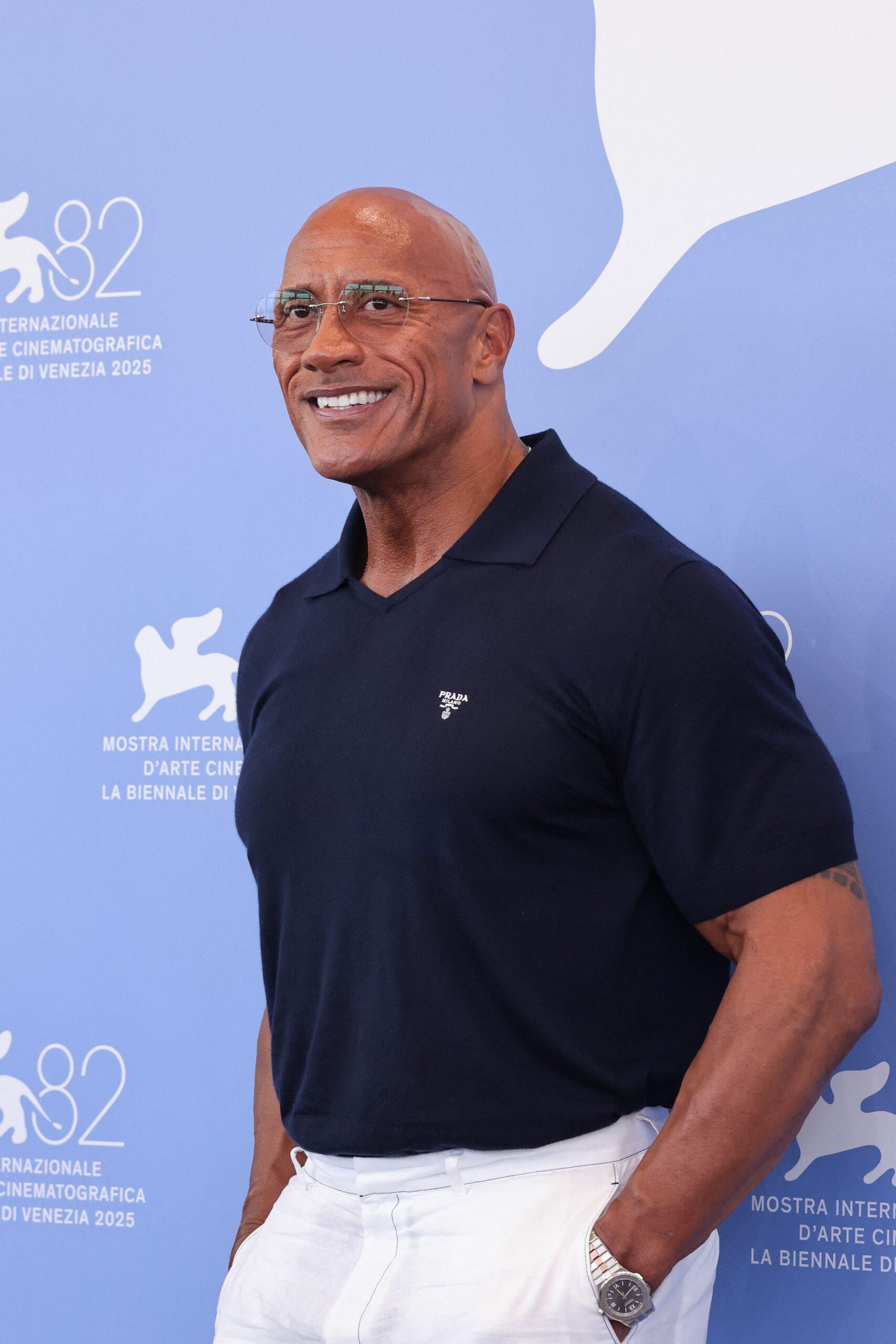 Dwayne Johnson at "The Smashing Machine" Photocall - The 82nd Venice International Film Festival