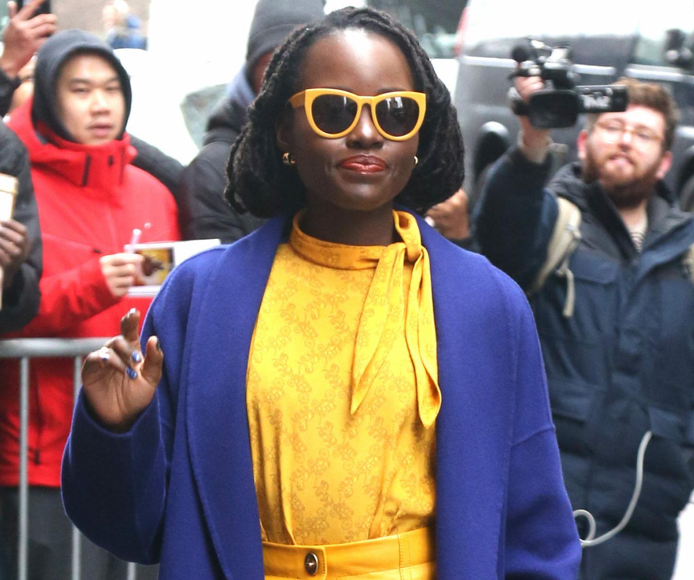 Lupita Nyong'o strolling in New York City