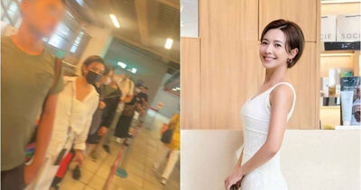 野生吳婉君「遮半臉現身高鐵站」！神情緊繃頻張望 真實狀態全被拍
