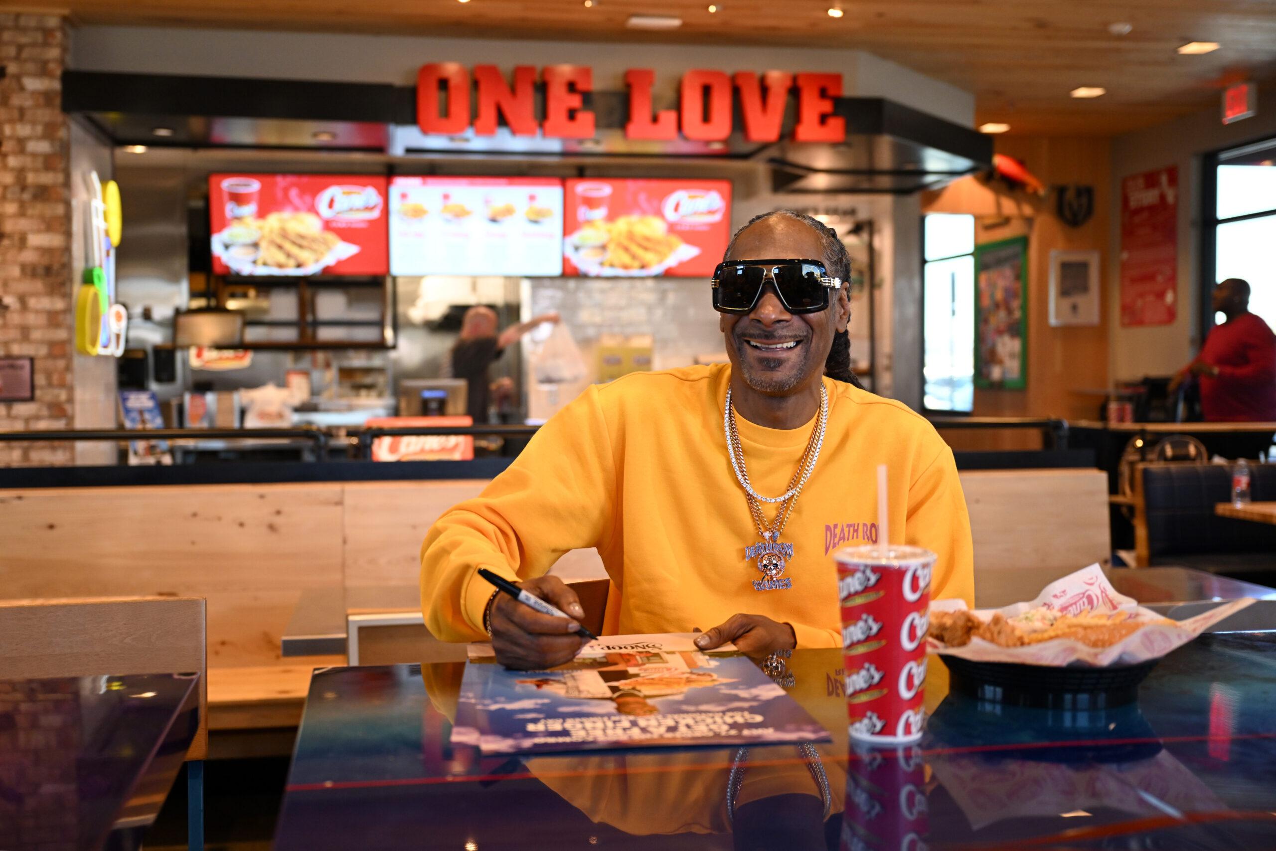 Snoop Dogg at Raising Cane's