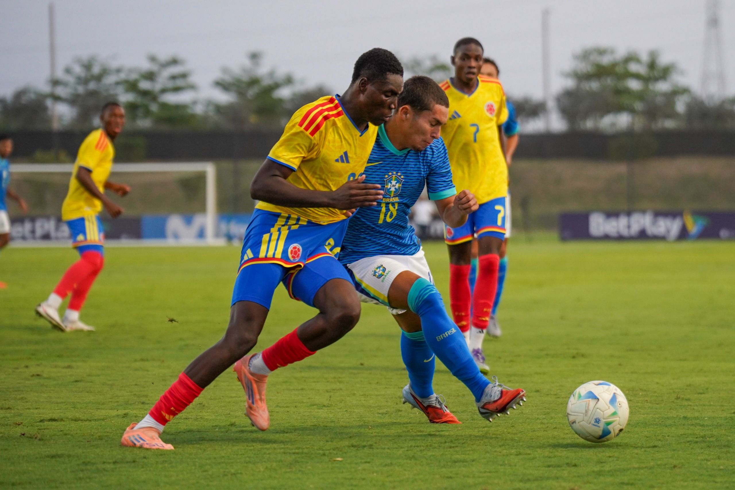 Brazil held by Colombia in final U17 warm-up before tournament