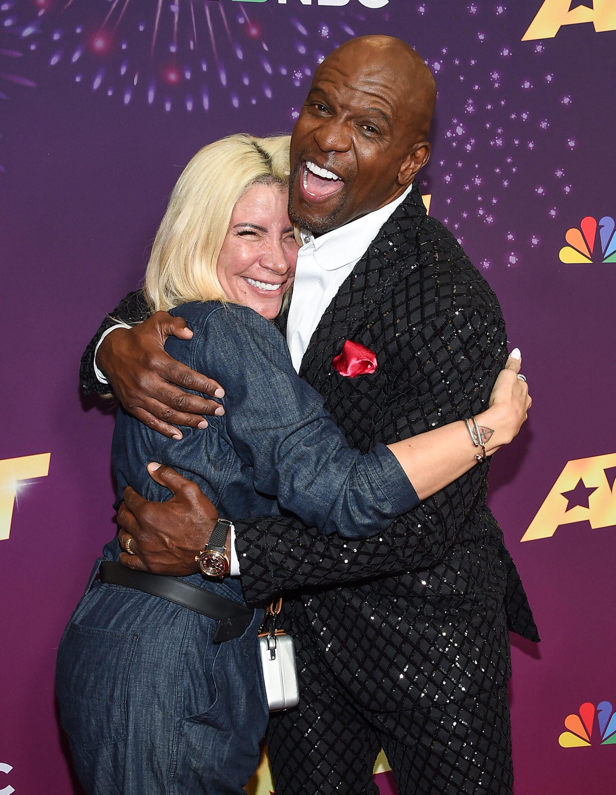 Rebecca King-Crews and Terry Crews at America's Got Talent Season 19 Finale
