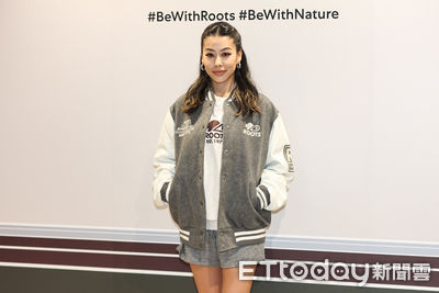 蔡詩芸談夫妻穿搭默契「偷看顏色」　Roots森系風格最貼近私服