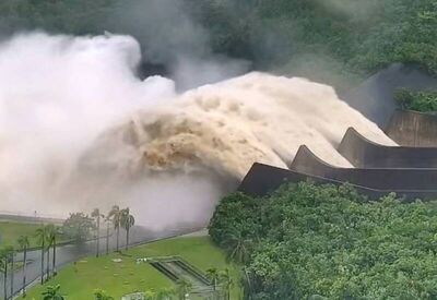 曾文水庫天天滿水位　連26天放水6億噸「等於7座南化水庫」