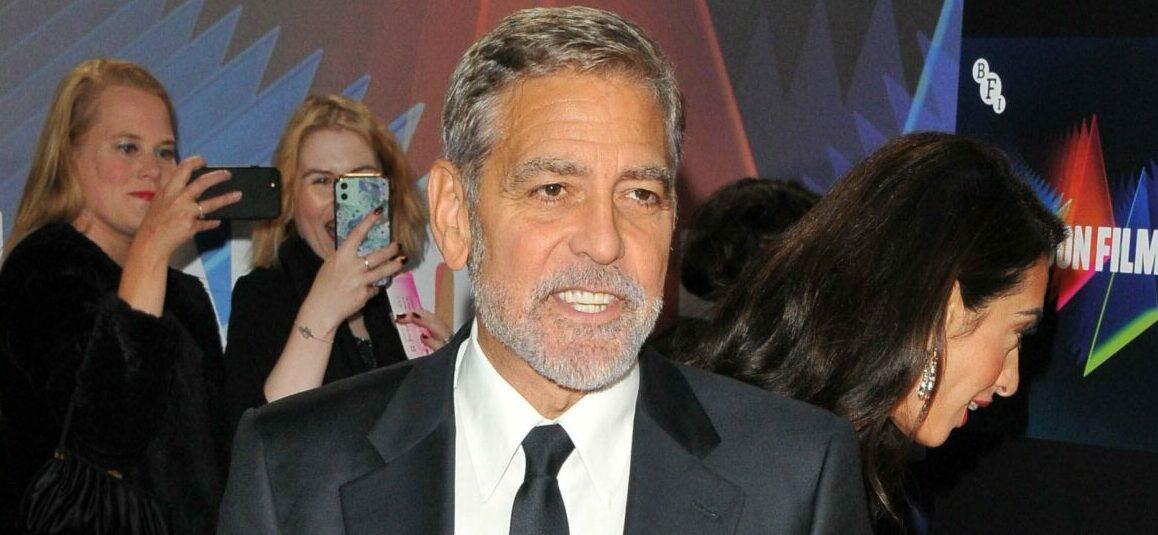 George Clooney at the 'The Tender Bar' American Express galaat the 65th BFI London Film Festival