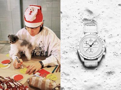 蕭敬騰也是Swatch史努比錶粉絲　俏皮造型包聖誕禮