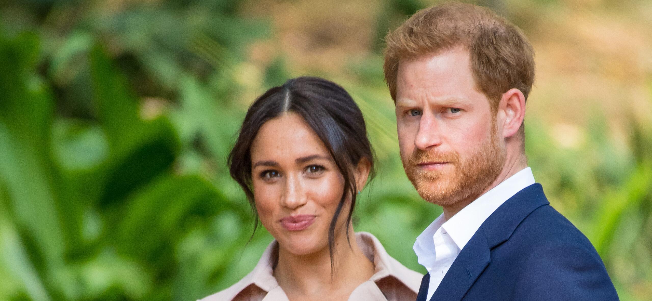 Meghan Markle and Prince Harry pose together