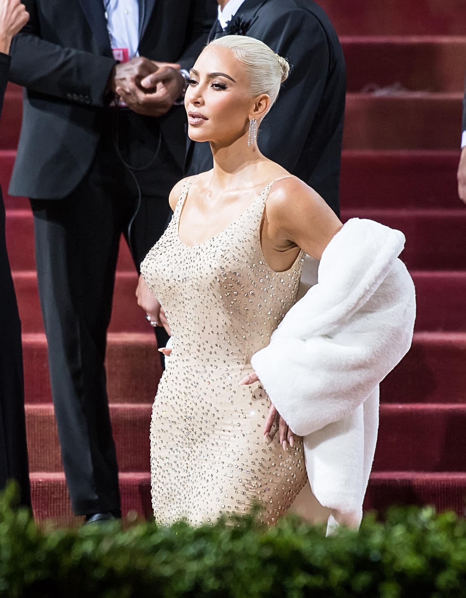 Kim Kardashian and Pete Davidson Arrive to The 2022 Met Gala Celebrating "In America: An Anthology Of Fashion" in New York City