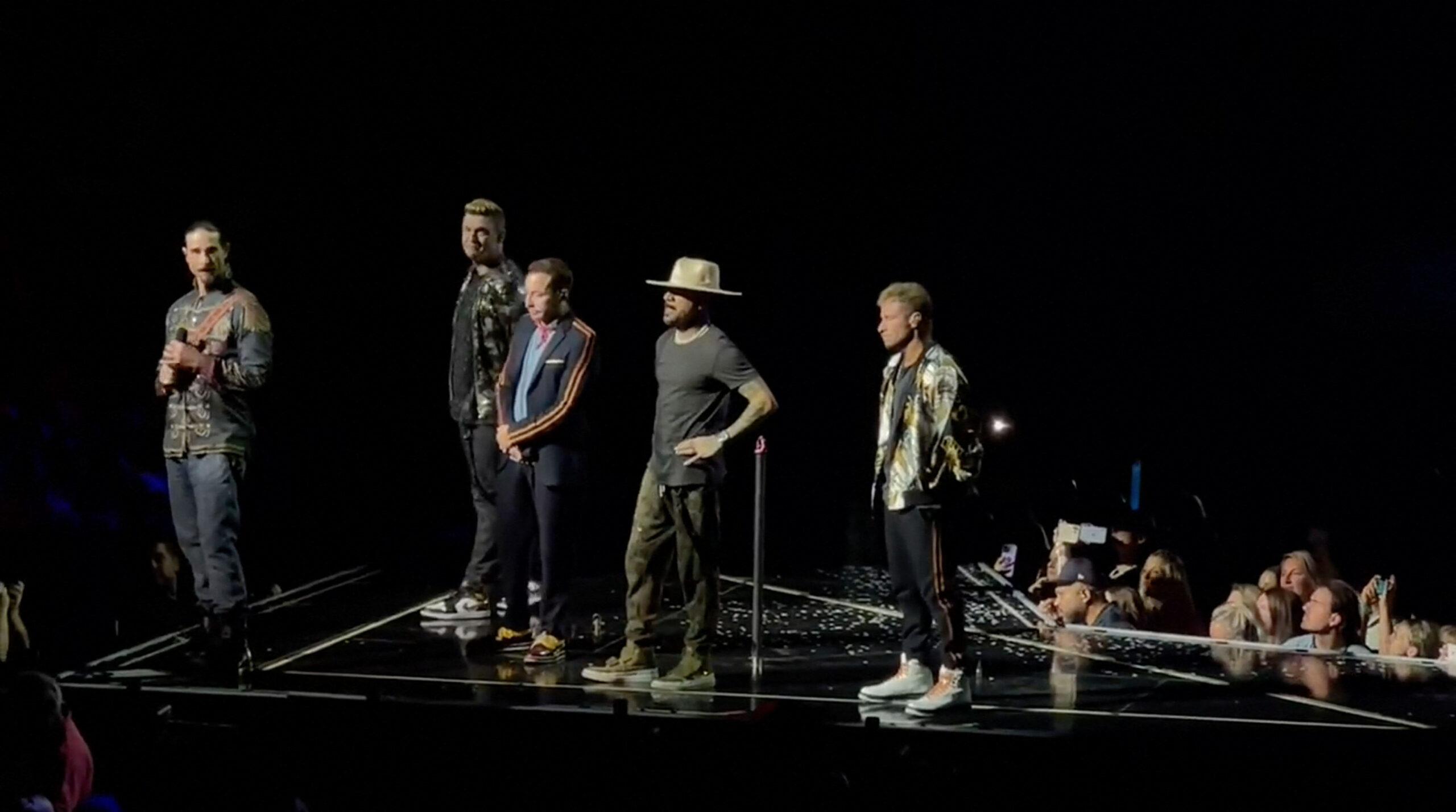 Backstreet Boys on stage