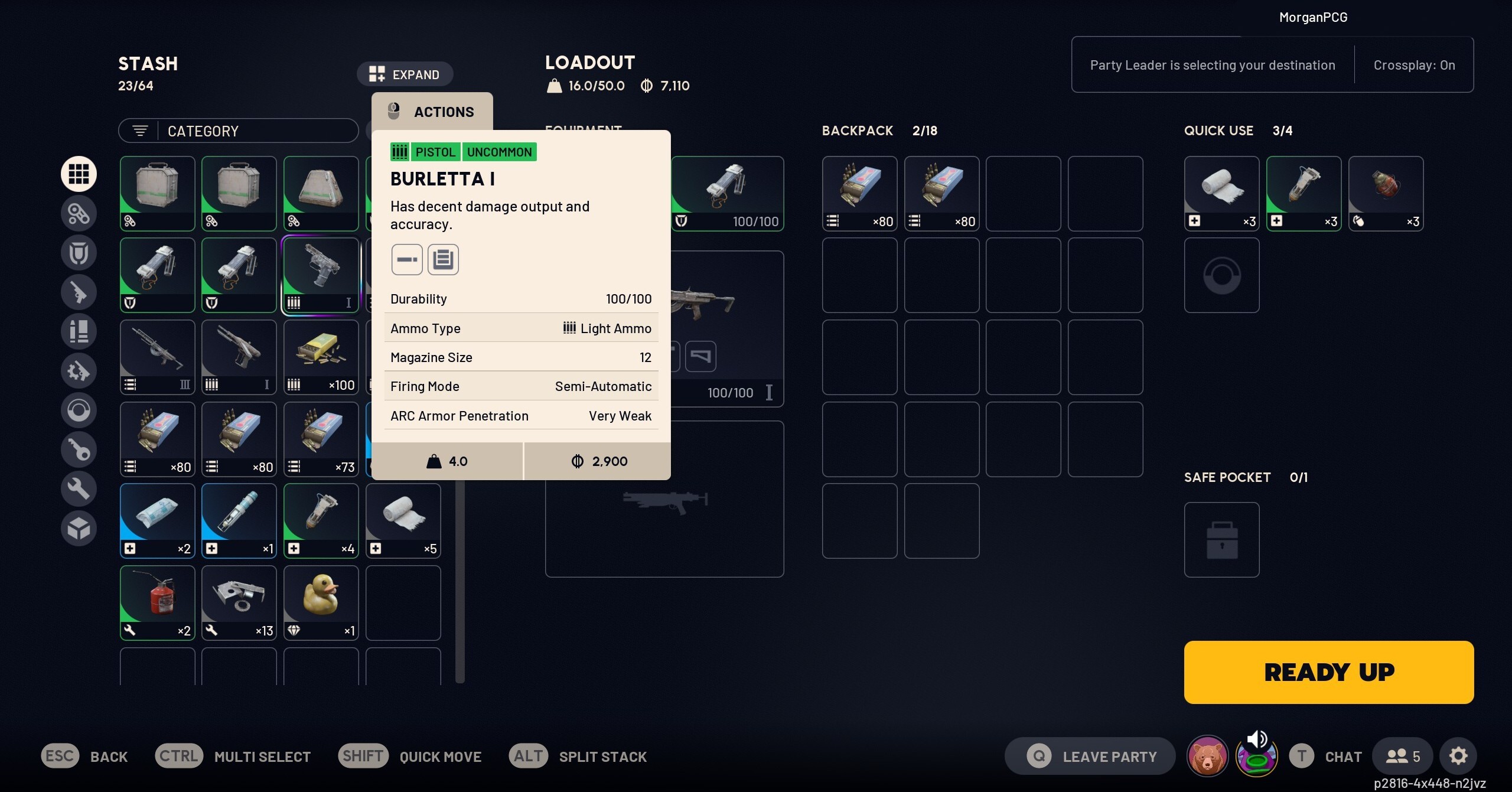 Arc Raiders inventory