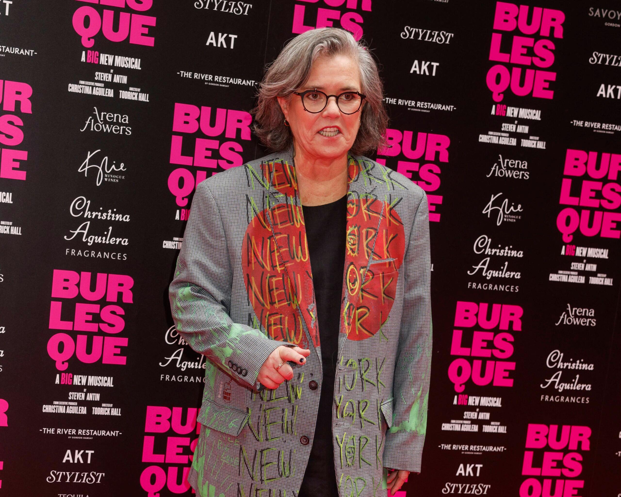 Rosie O'Donnell at Burlesque: The Musical World Premiere