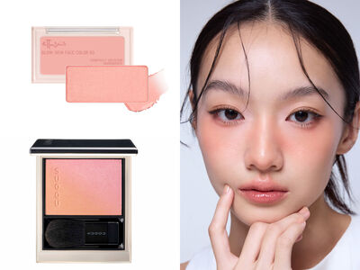 蜜桃粉色腮紅熱潮來襲！「5款頰彩」幫你打造韓妞清純妝