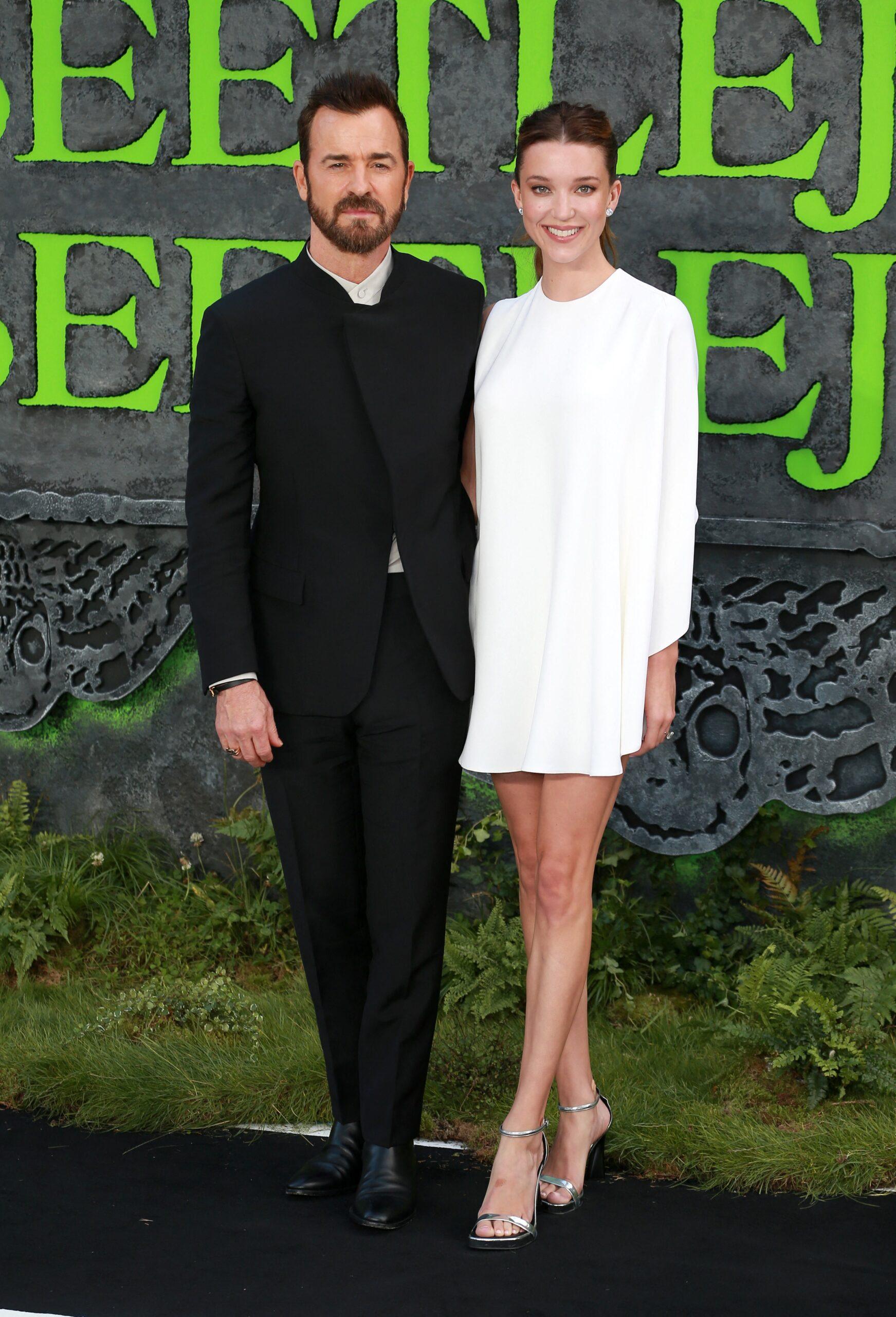 Justin Theroux and Nicole Brydon Bloom at Beetlejuice Beetlejuice UK Premiere in London, UK - 29 Aug 2024