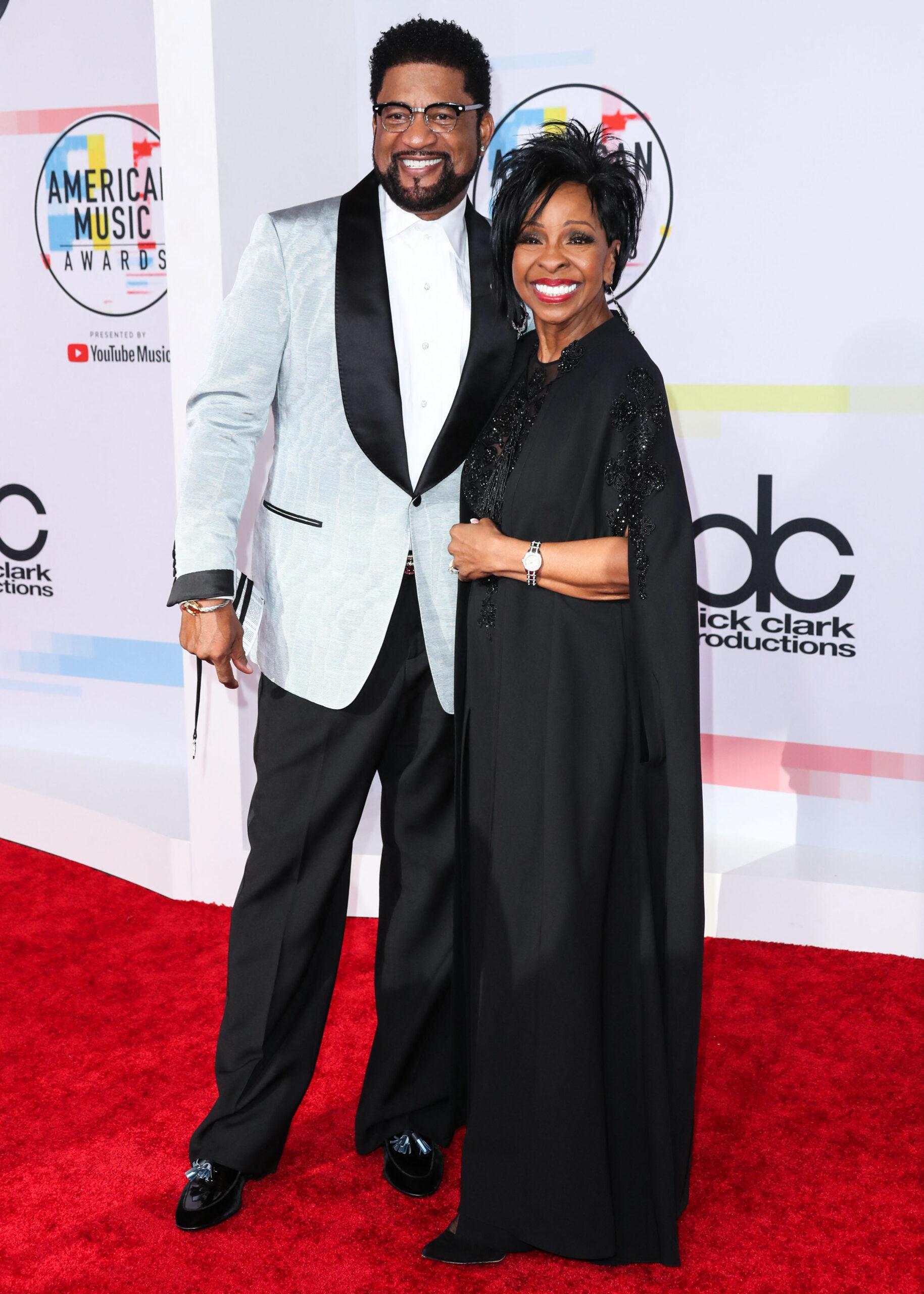 William McDowell and Gladys Knight at the 2018 American Music Awards