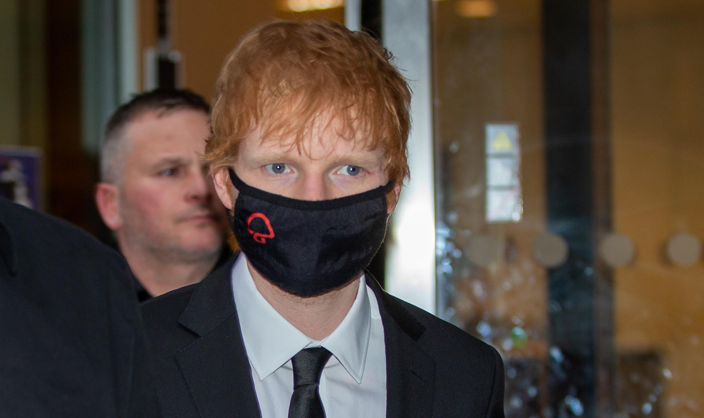 Ed Sheeran at Hight Court
