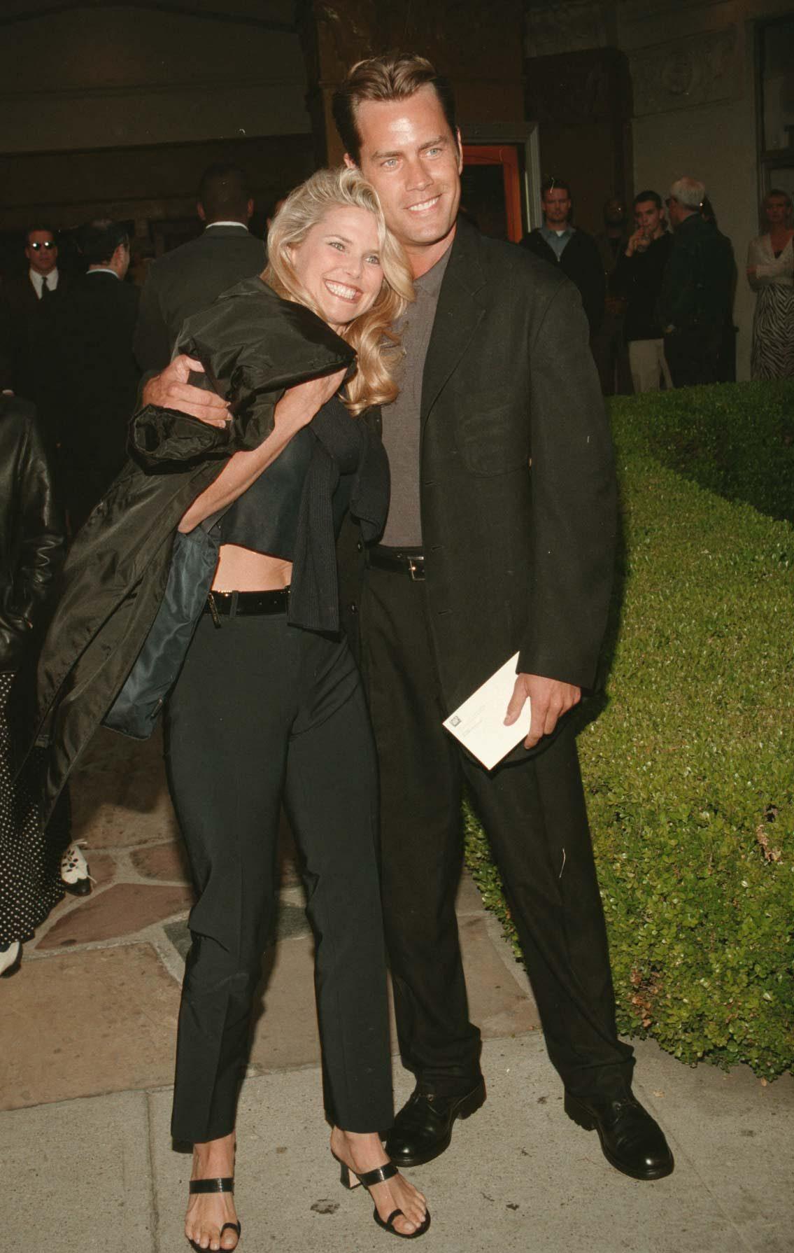 Christie Brinkley and Peter Cook