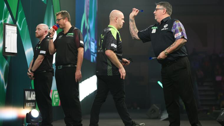 Michael van Gerwen and Gary Anderson
