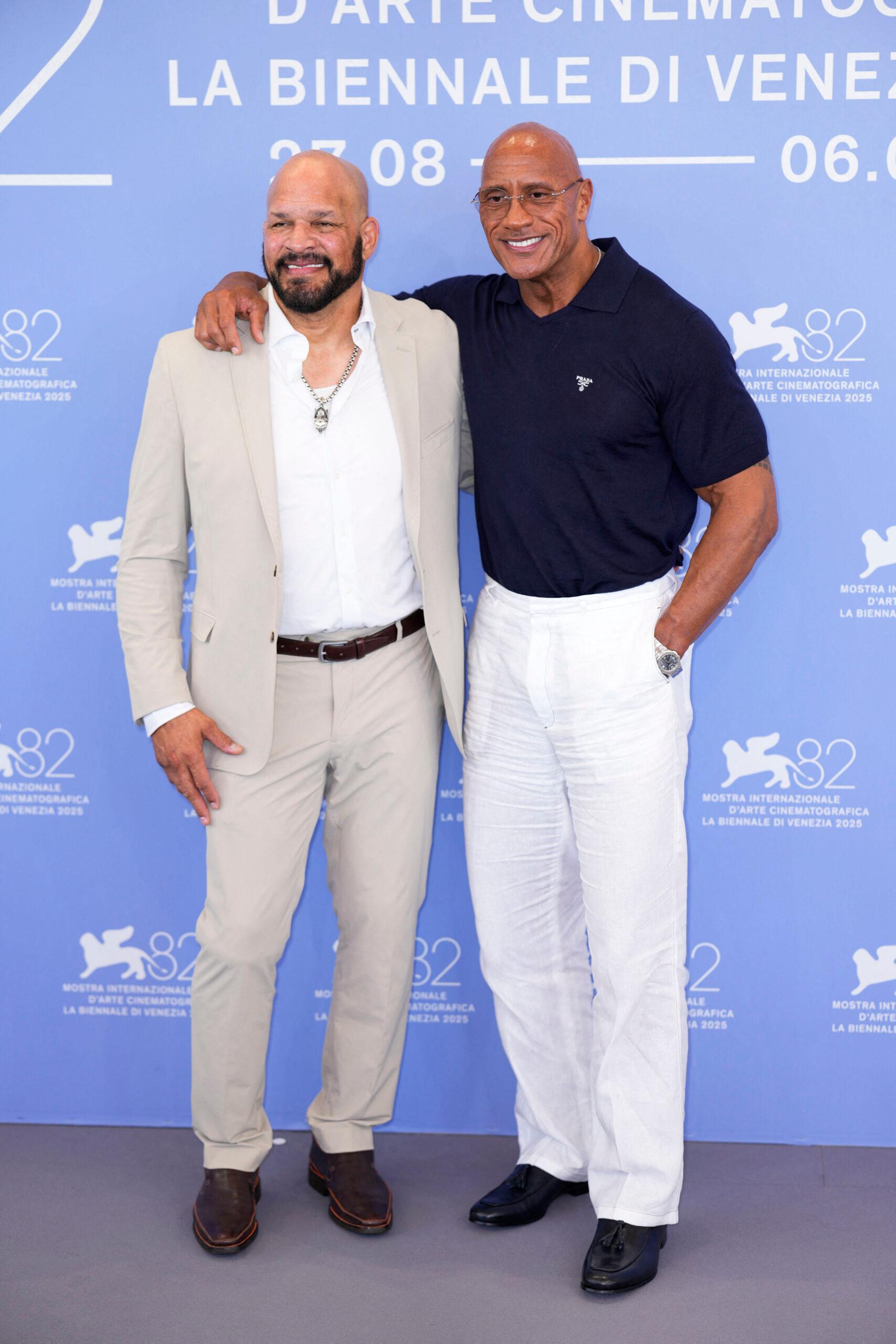 Dwayne Johnson at "The Smashing Machine" Photocall - The 82nd Venice International Film Festival