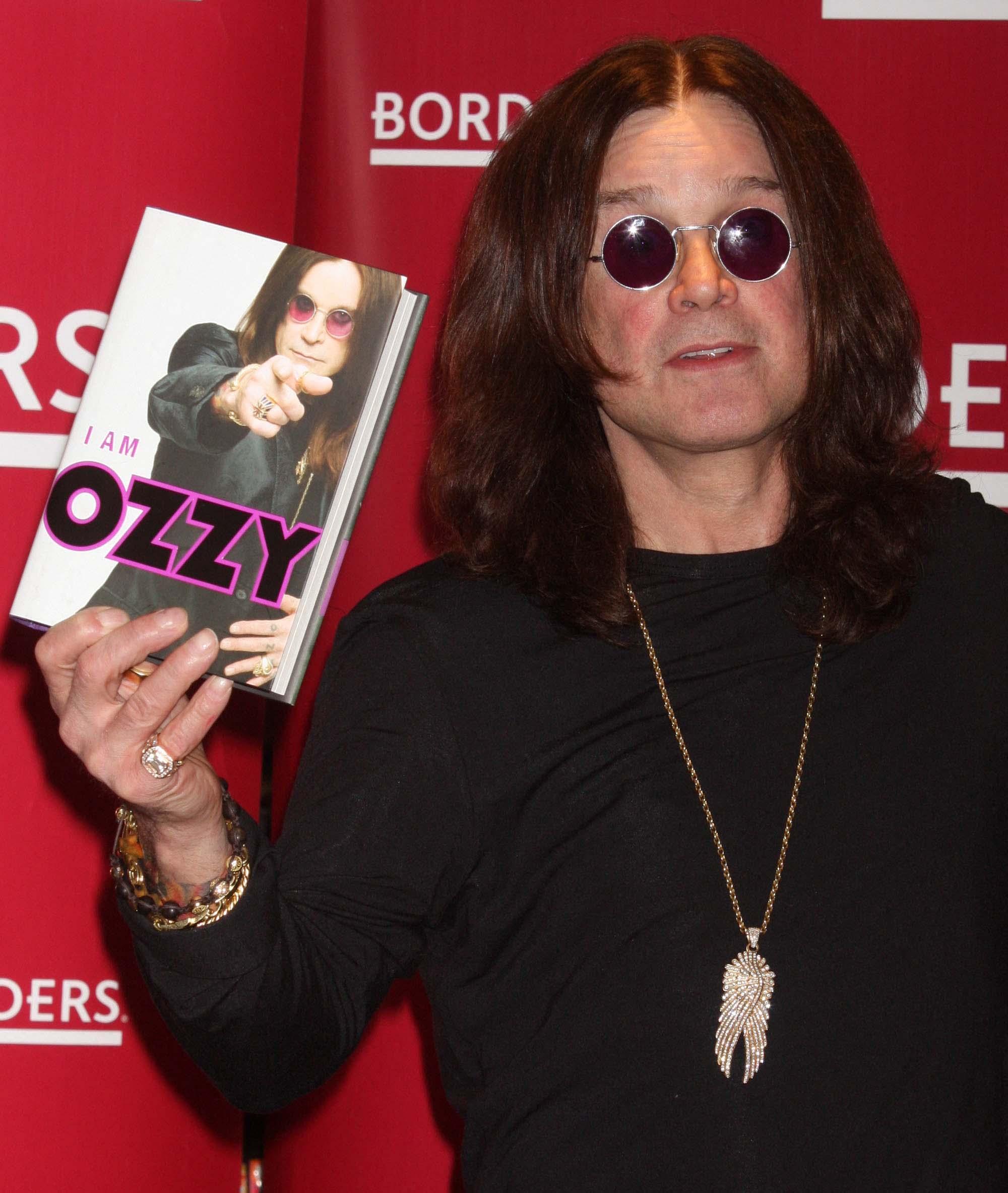 Ozzy Osbourne signs copies of his book 'I Am Ozzy' New York