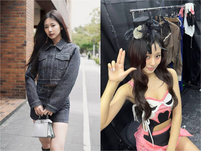 周子瑜台北街頭放風！私服穿FENDI牛仔裝配Peekaboo小包　甜帥切換超迷人