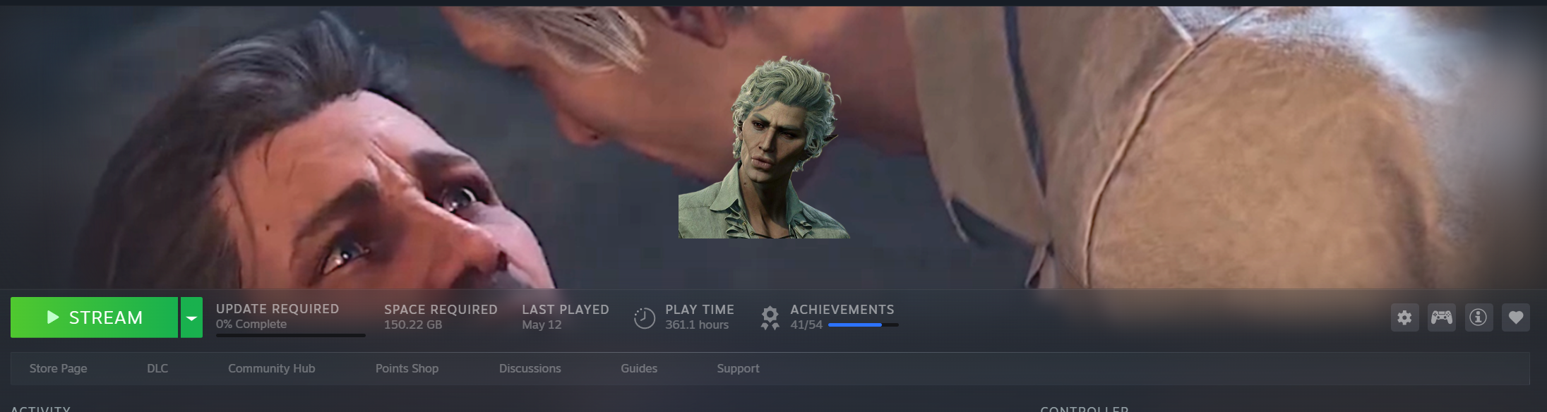 Examples of customising your Steam library games.