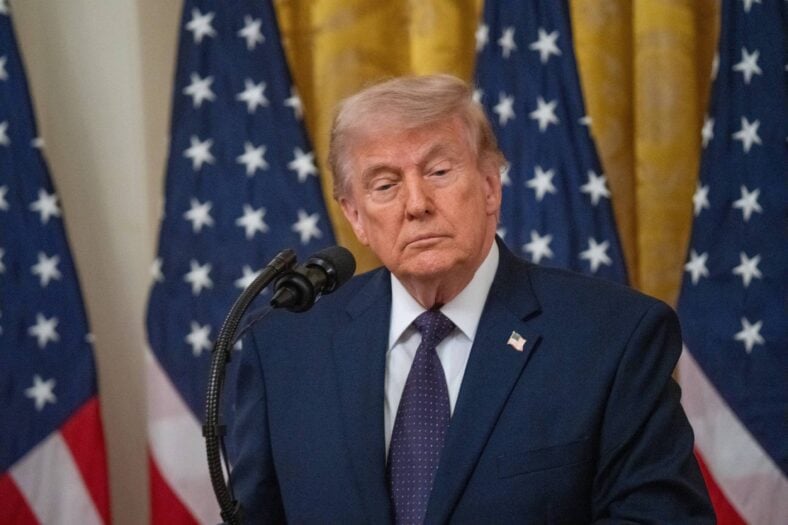 Donald Trump at the Federal Reserve Swearing In Ceremony