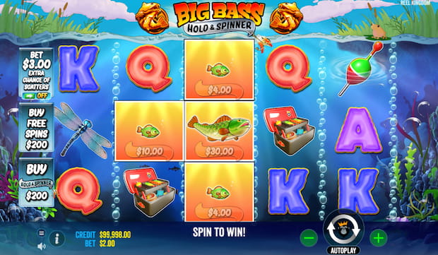 Big Bass - Hold and Spinner