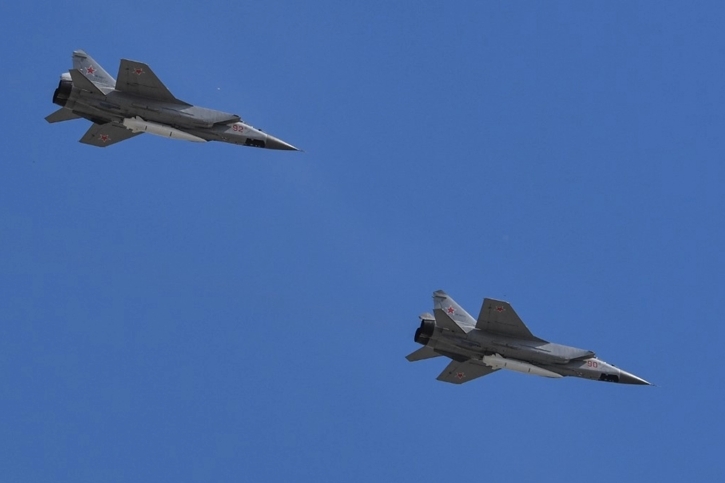 俄罗斯米格-31战机 资料图 图源：乌克兰《基辅邮报》