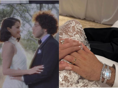 賽琳娜老公當貴氣新郎　訂製全鑽錶配鑽鍊閃瞎眾人