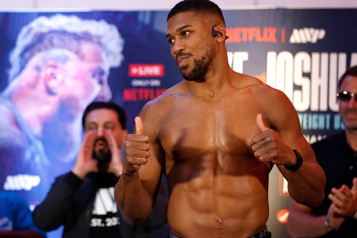 Joshua has told fans to &lsquo;pray&rsquo; for Paul (Action Images via Reuters)