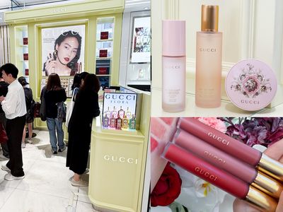 GUCCI「粉紅噴霧」穩坐銷售冠軍！rom＆nd快閃店贈禮拿到手軟