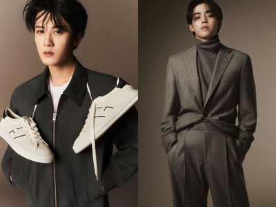 檀健次帥照公開為HOGAN新鞋帶貨　S.COUPS演繹BOSS秋冬穿搭範本