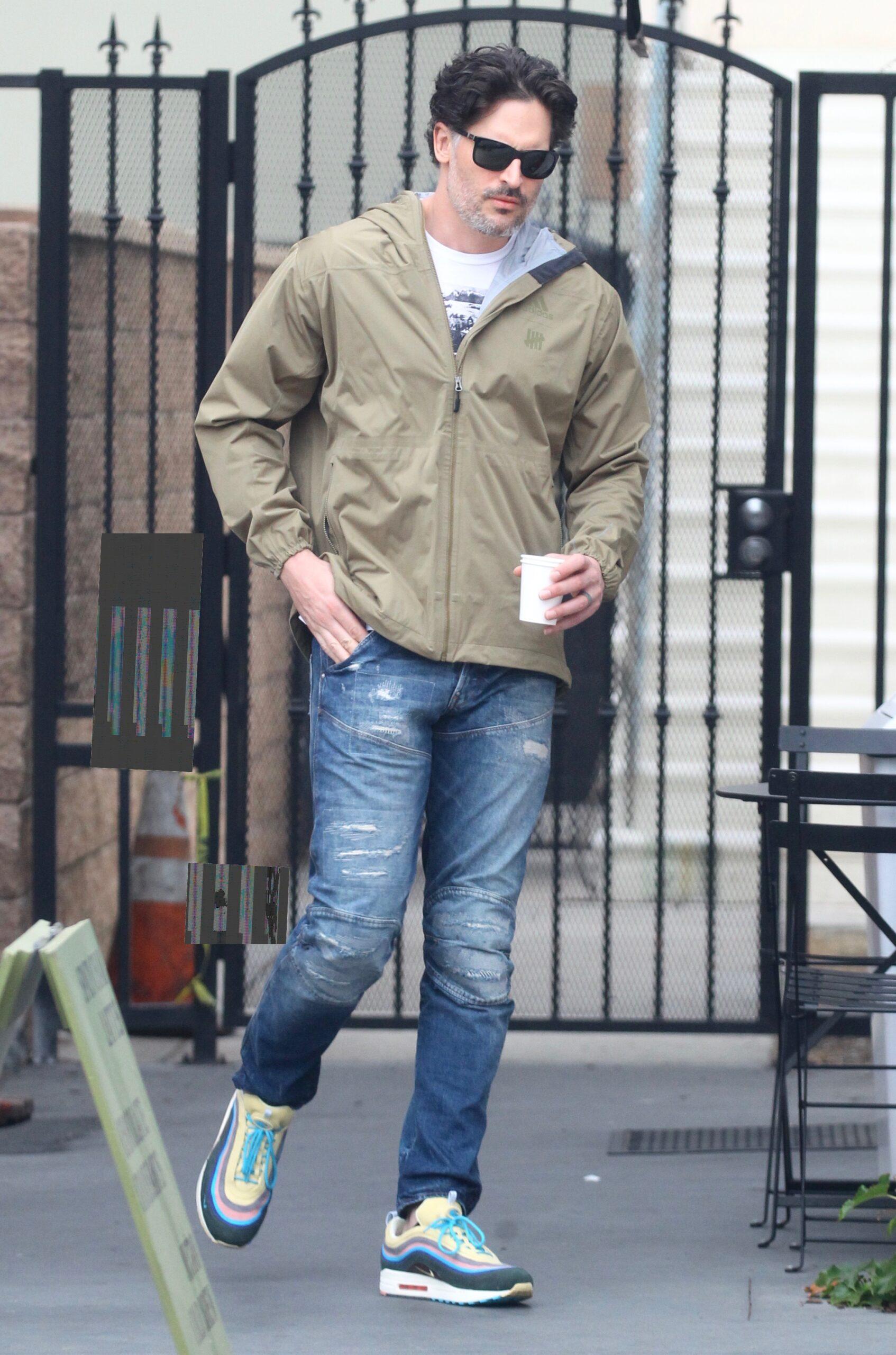 Joe Manganiello makes a coffee run at Alfred Coffee