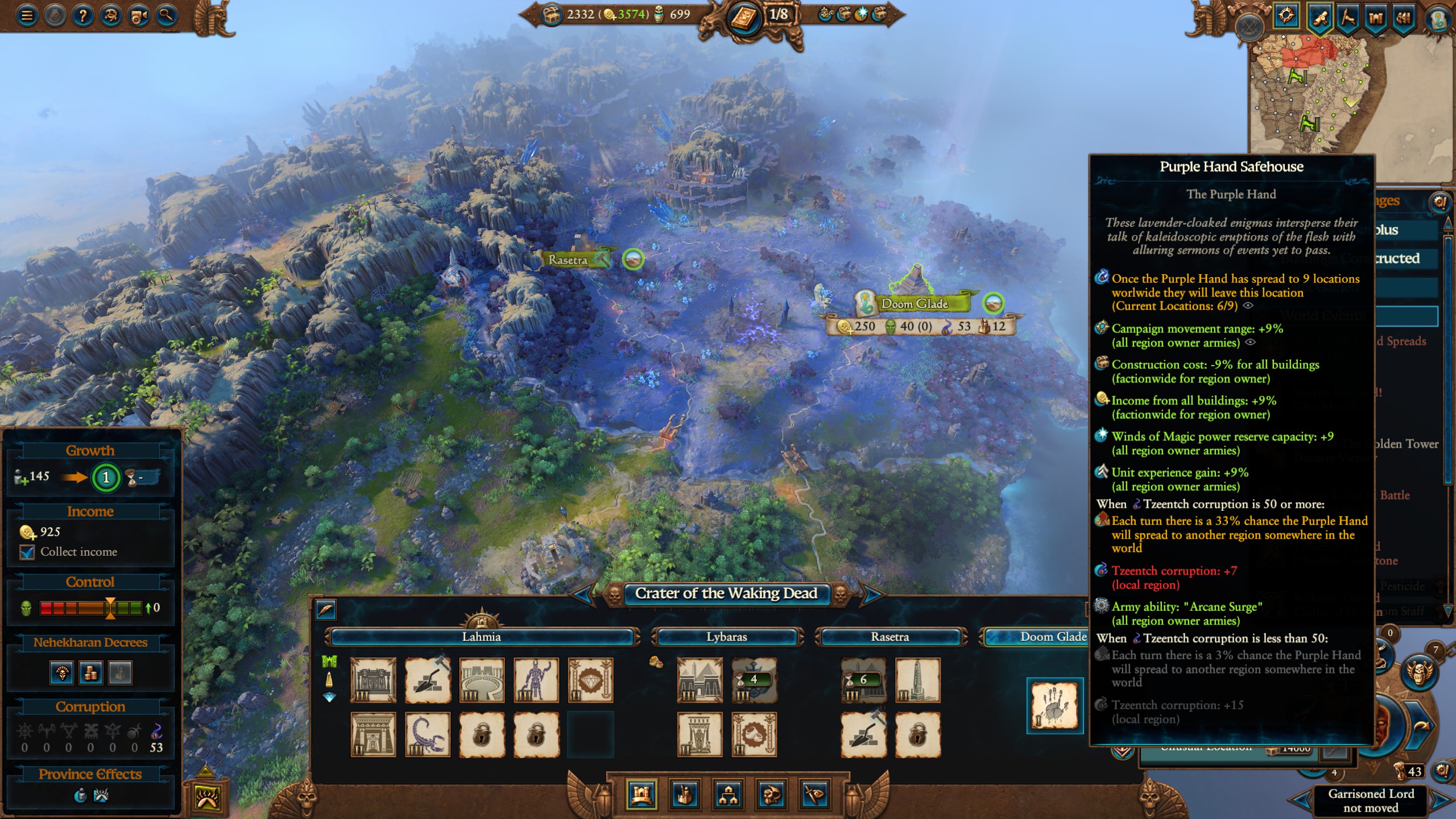 Total War: Warhammer 3 unusual locations - Purple Hand Safehouse