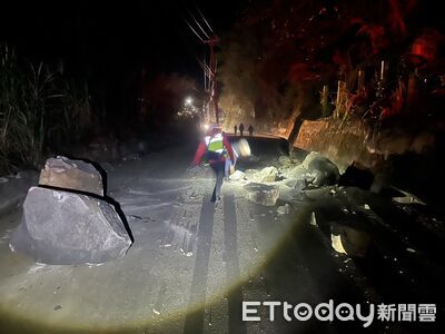 苗栗泰安象鼻山區落石砸車！「A柱硬扛」救命　2移工逃過死劫