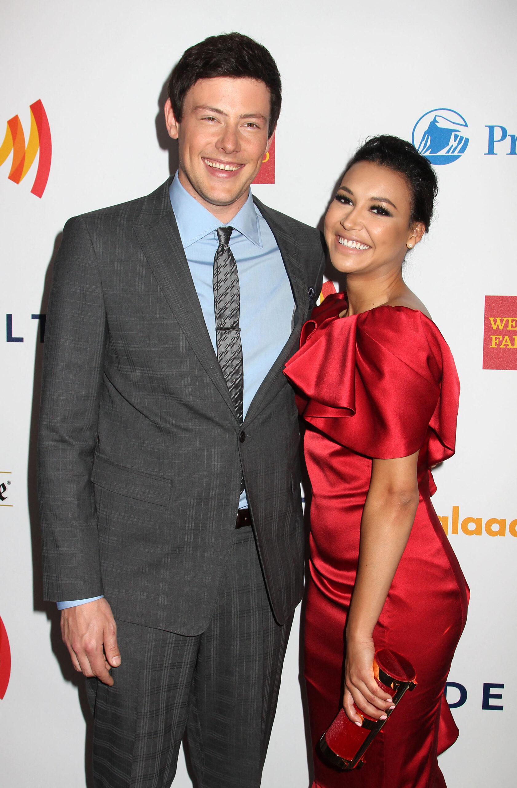 Cory Monteith and Naya Rivera