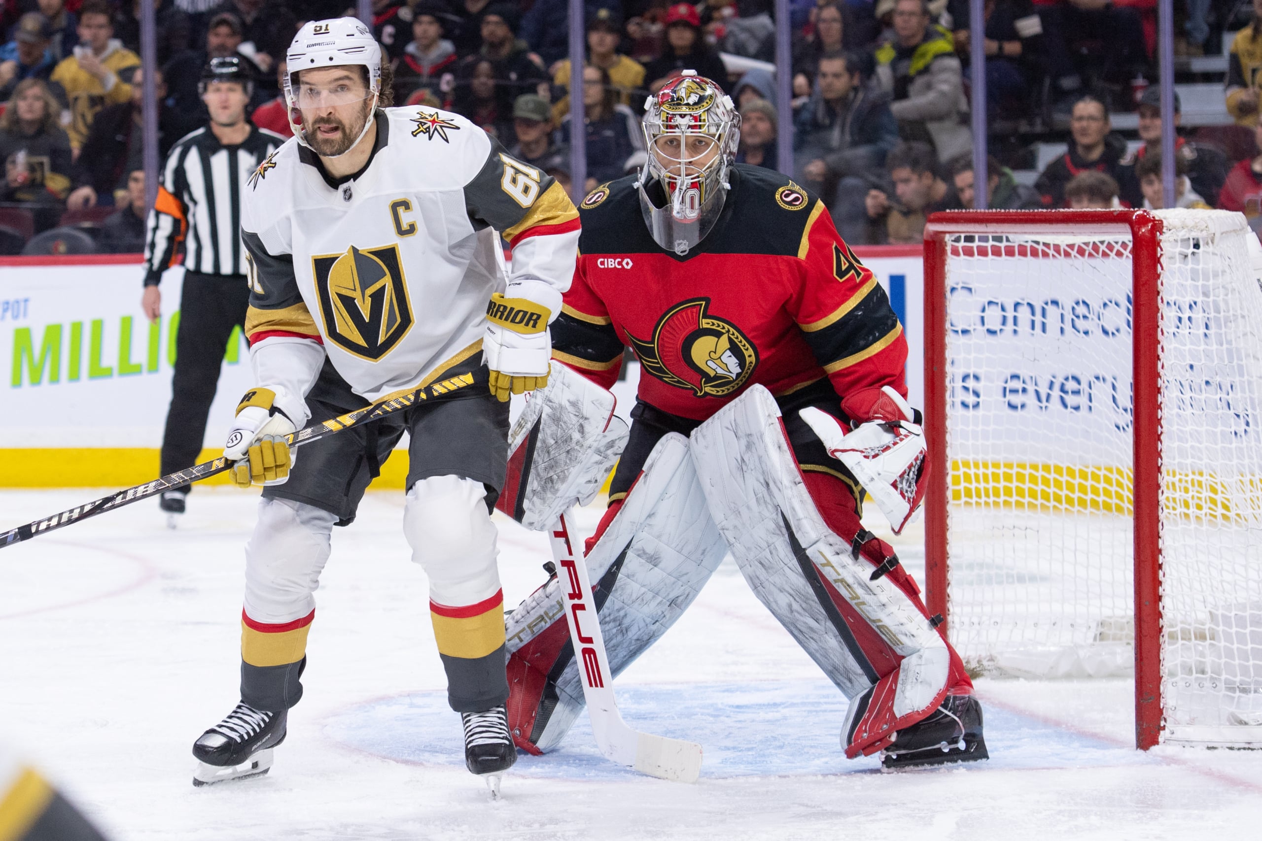 Sluggish Golden Knights Subdued, Stomped by Senators Sluggish Golden Knights Subdued, Stomped by Senators