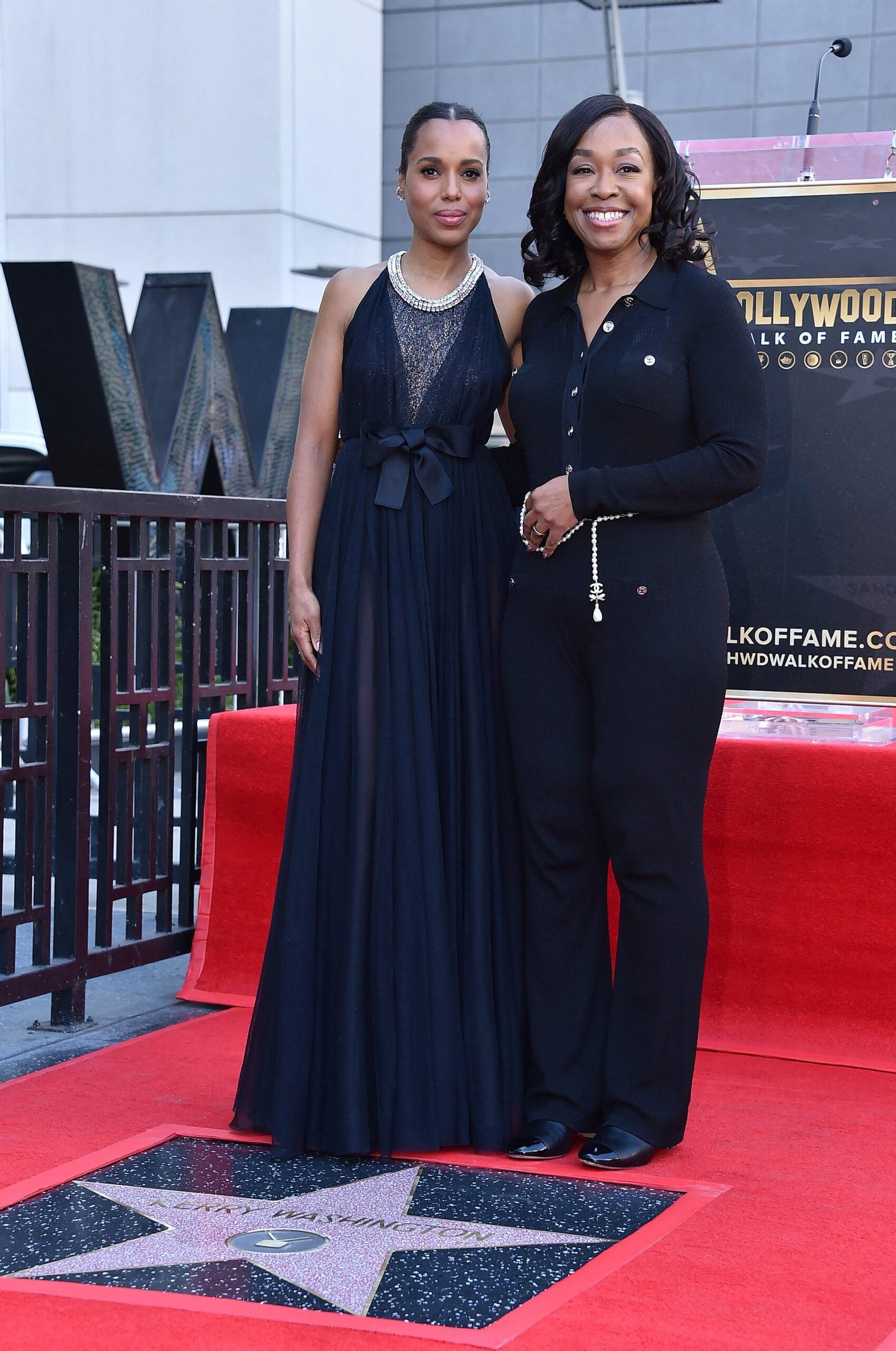 Kerry Washington and Shonda Rhimes.