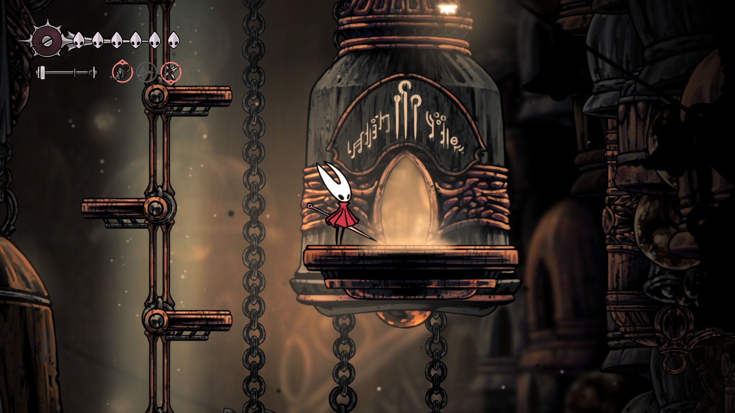 Hollow Knight: Silksong Pale Oil - Outside Plinney's shop
