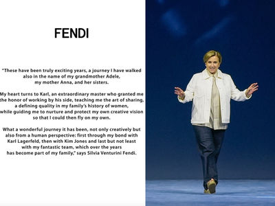FENDI拋出震撼彈！創意總監Silvia Venturini Fendi卸任　寫下時代句點