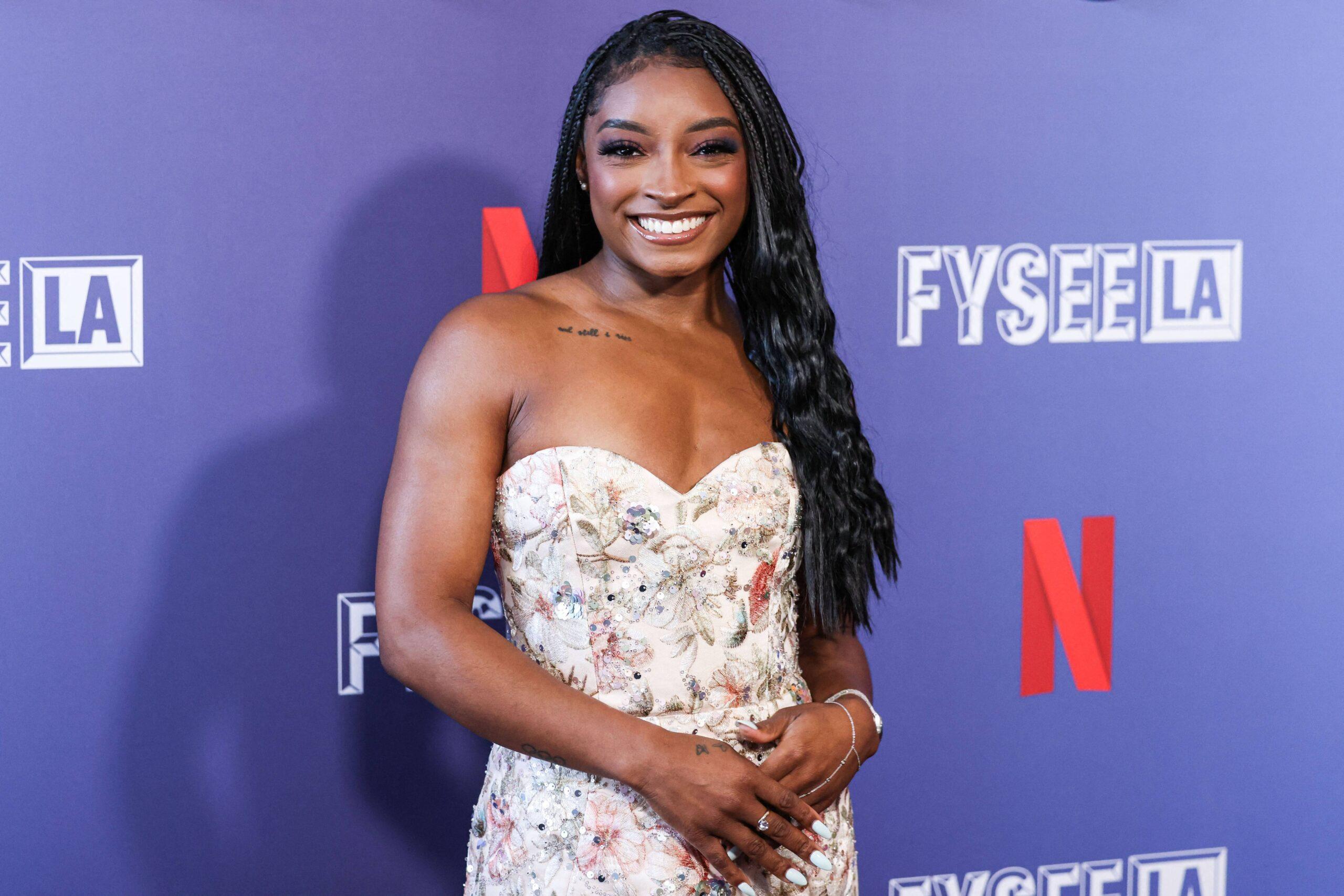Simone Biles at Netflix FYSEE LA