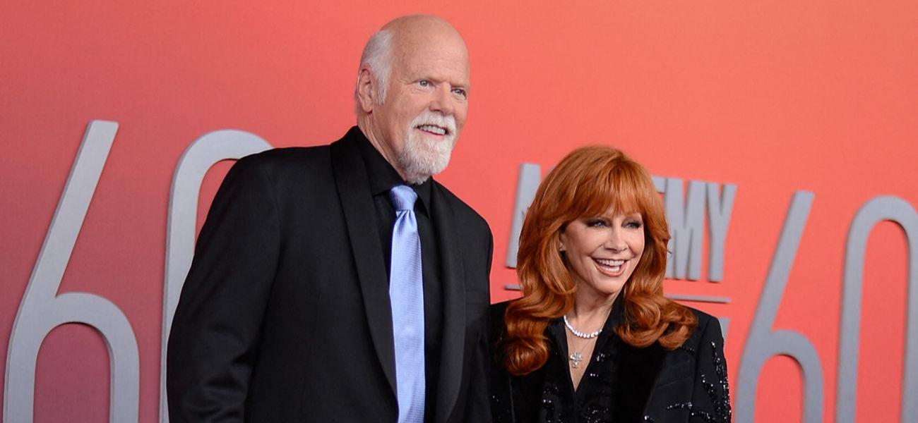Rex Linn and Reba McEntire at the 60th ACM Awards