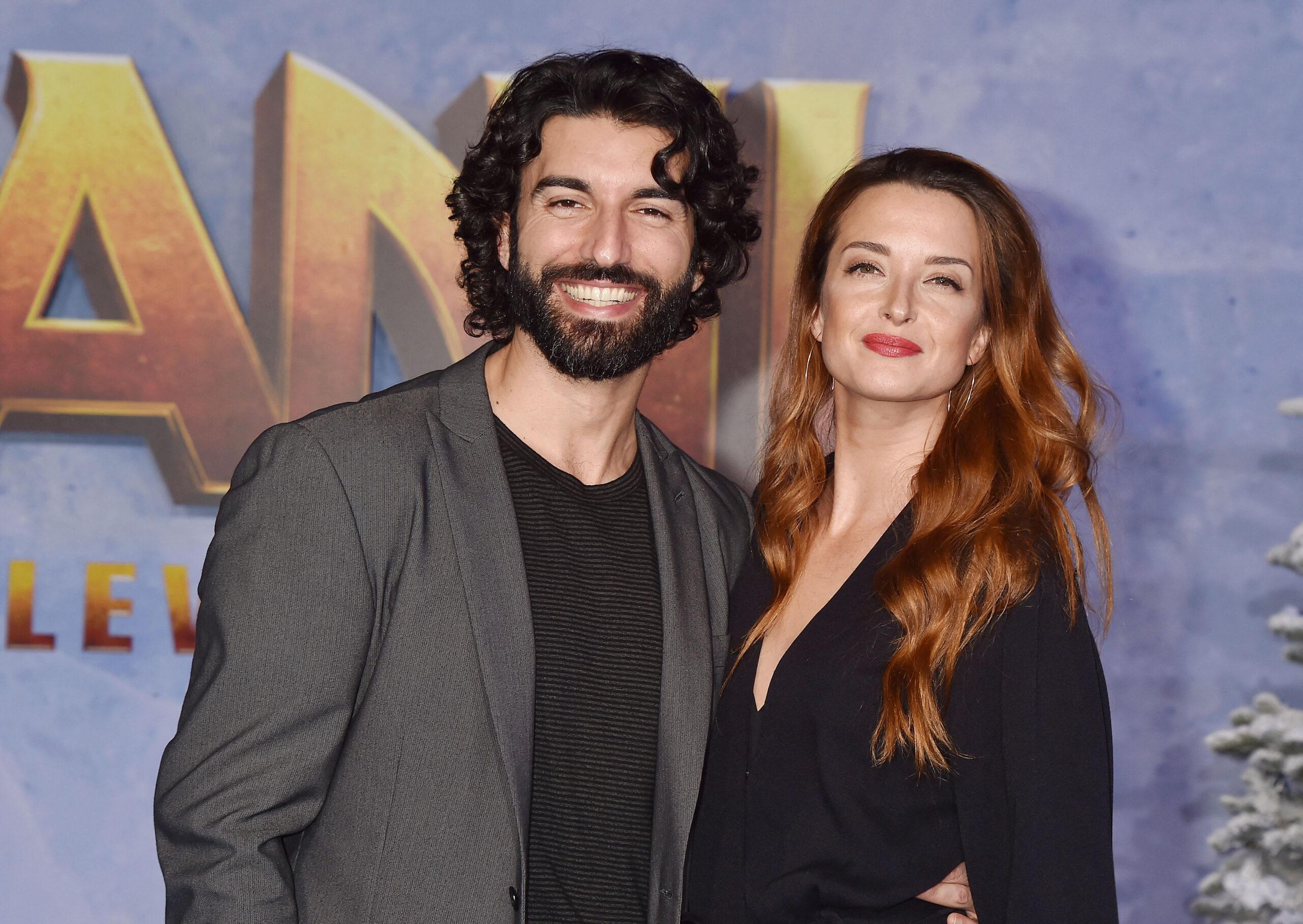 Justin Baldoni and wife at Premiere Of Sony Pictures' 