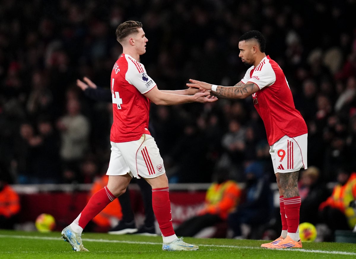 Gabriel Jesus is looking a far more effective option than Viktor Gyokeres (John Walton/PA Wire)