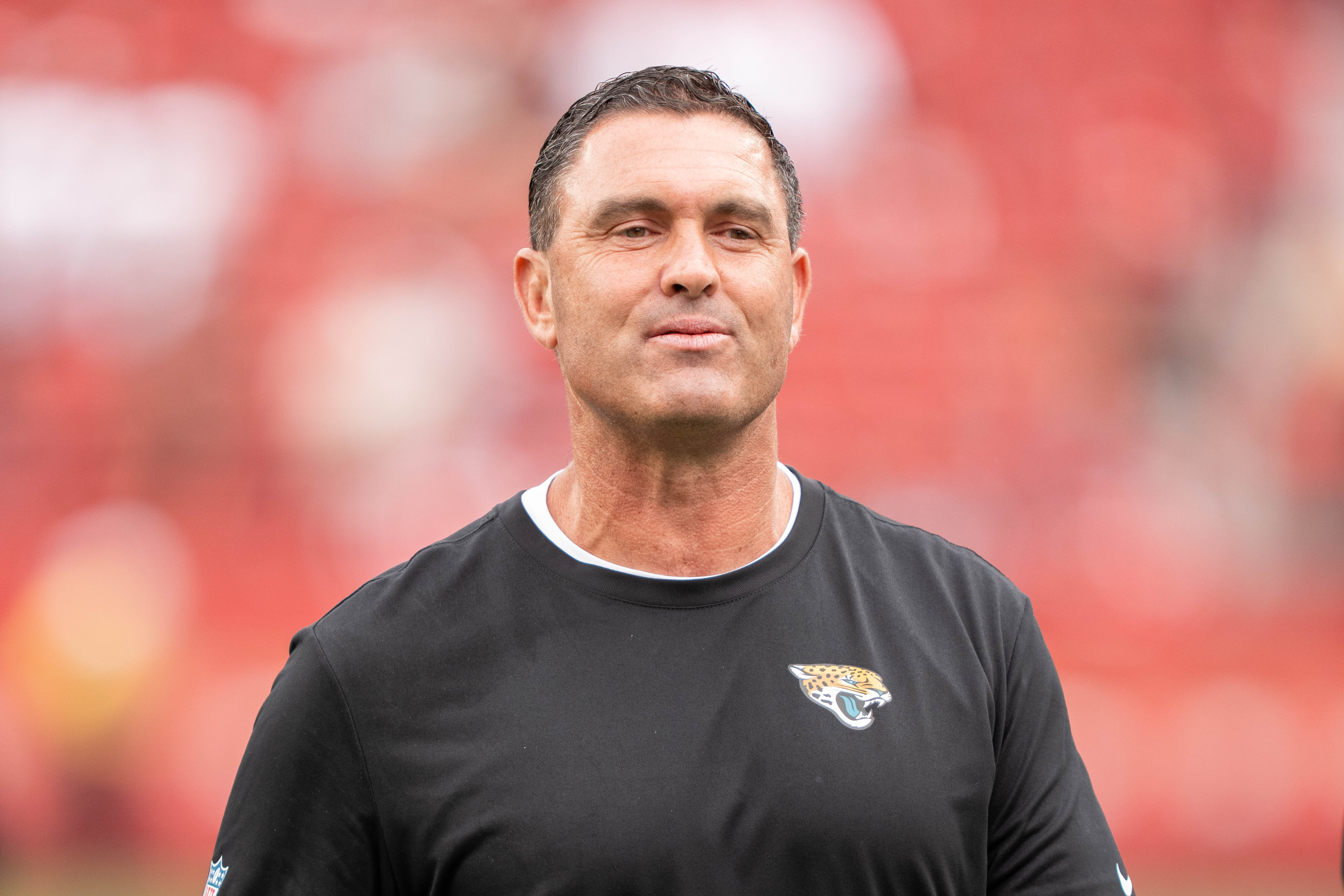 September 28, 2025; Santa Clara, California, USA; Jacksonville Jaguars director of strength & conditioning Eric Ciano after the game against the San Francisco 49ers at Levi's Stadium.