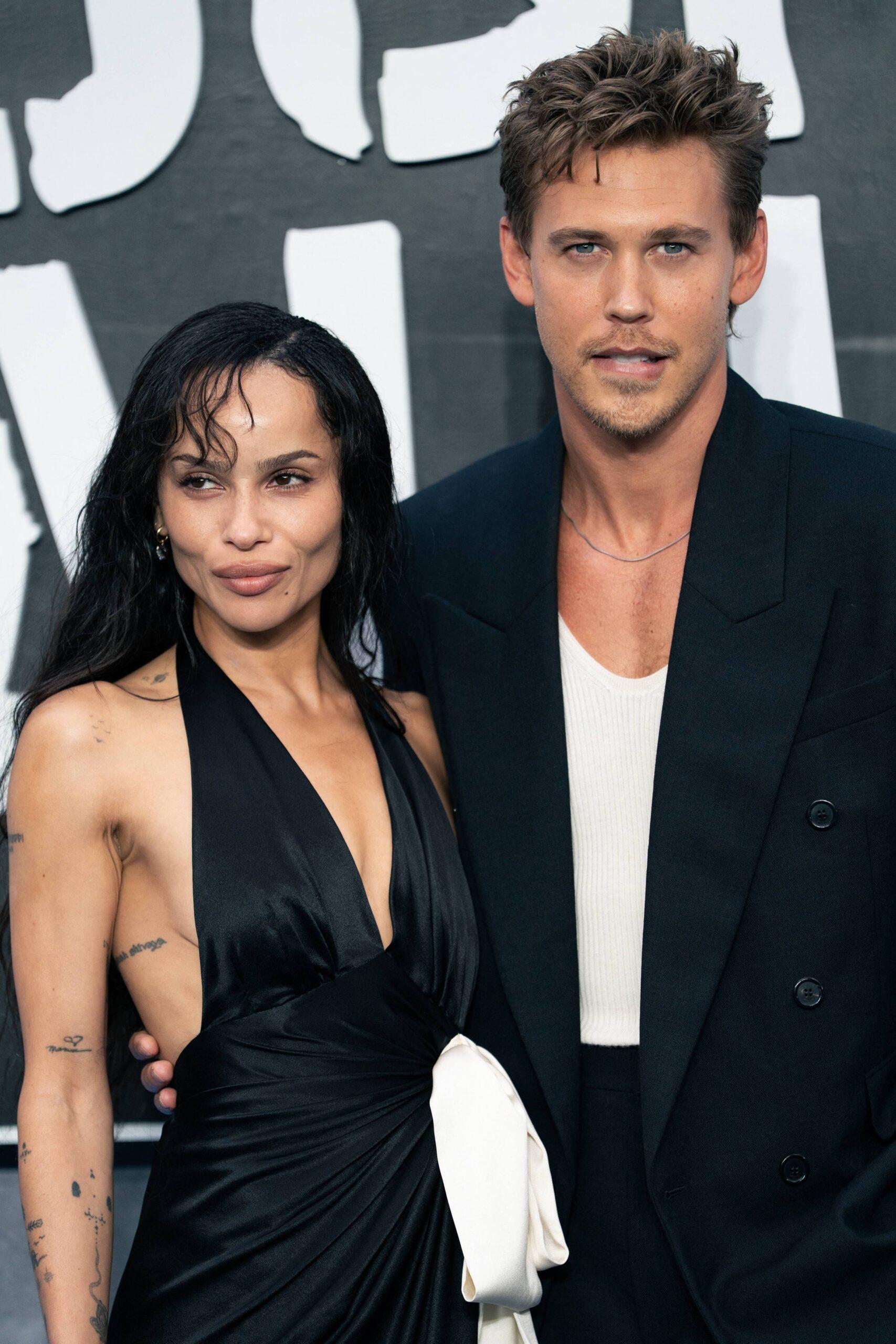 Zoe Kravitz and Austin Butler at Caught Stealing New York Premiere