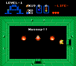 The old man from Zelda saying 