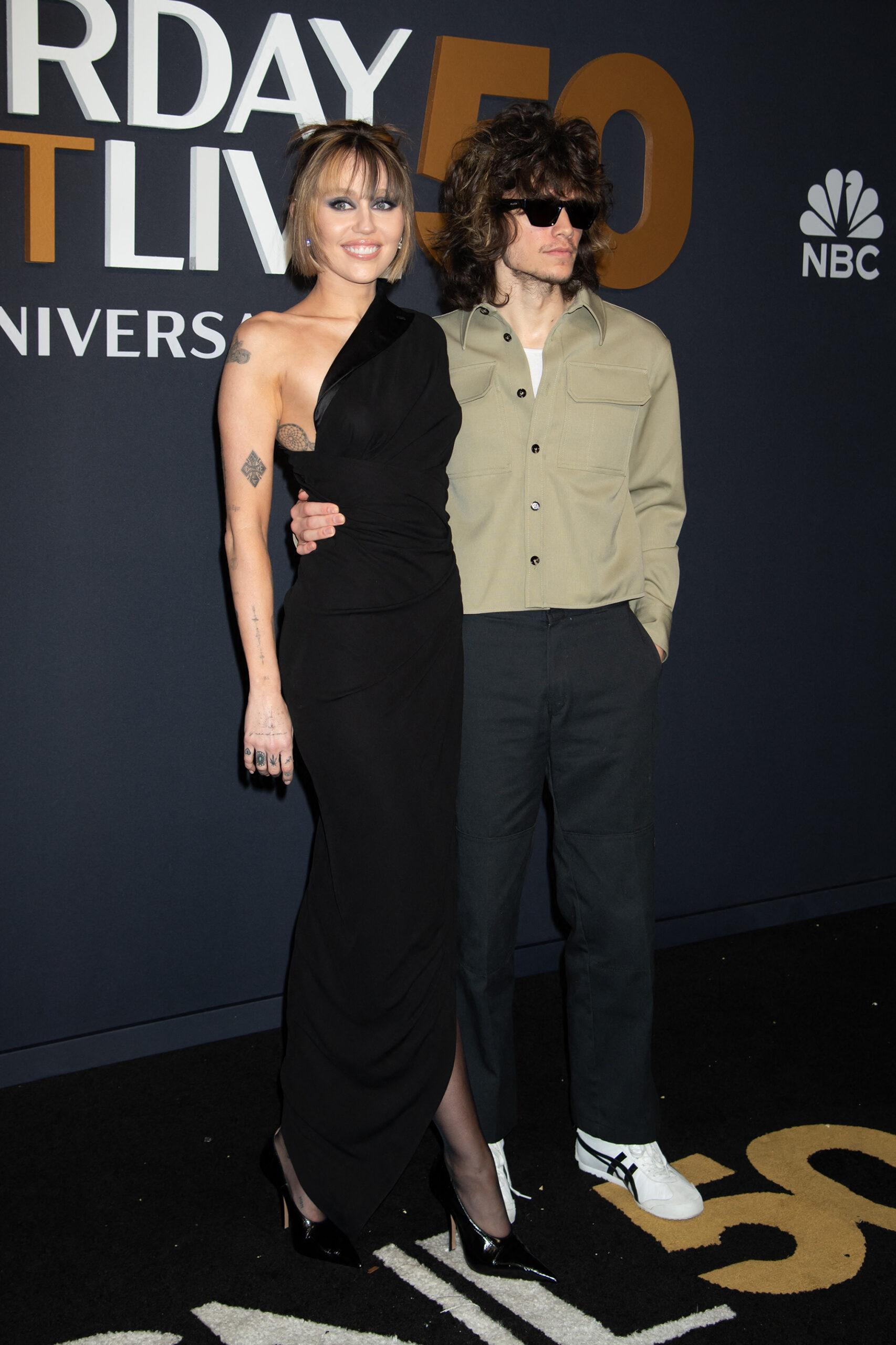 Miley Cyrus and Maxx Morando at SNL50: The Anniversary Special