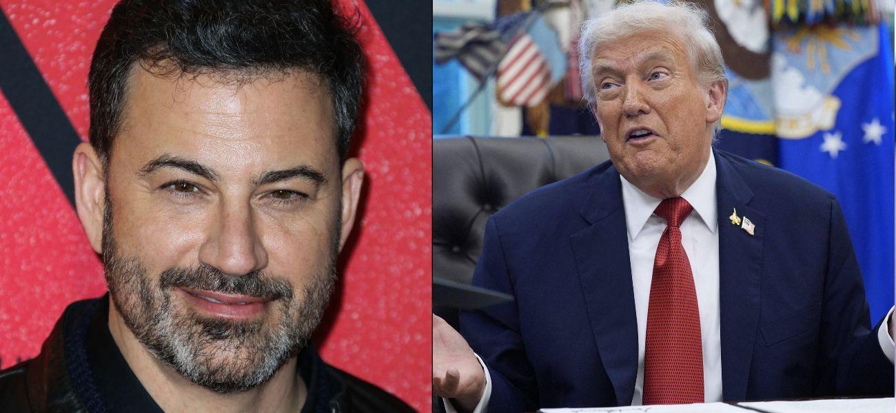 Jimmy Kimmel (left) Donald Trump (right)